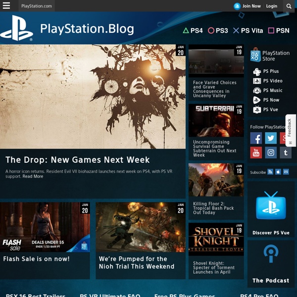 PlayStation Blog : The official PlayStation Blog for news updates on PlayStation Network, PlayStation 3, PSP and PS Vita