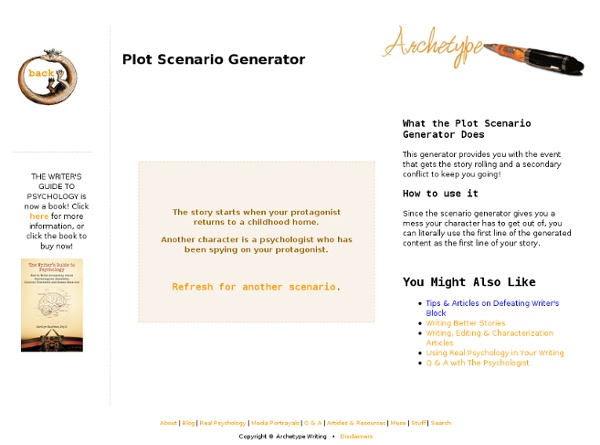 Plot Scenario Generator