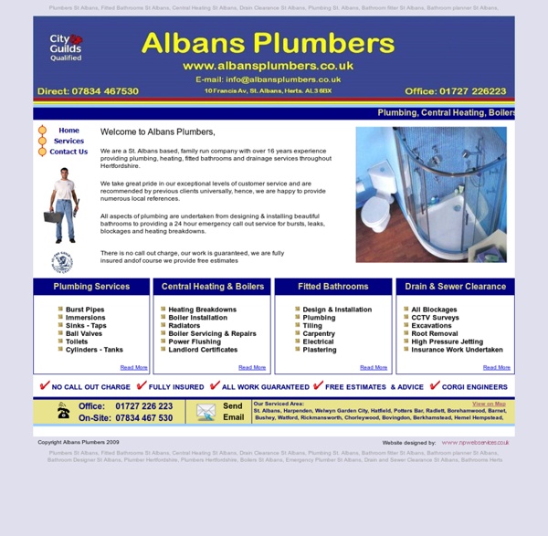 Plumbing Companies In St Albans