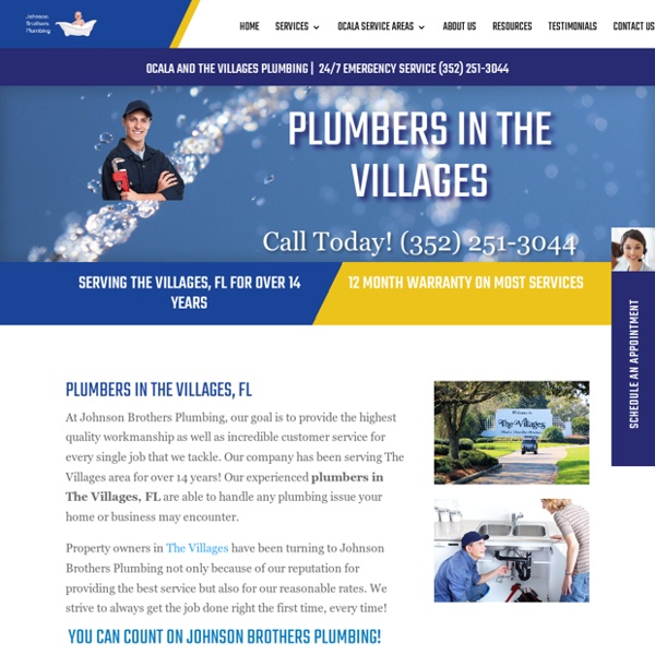 Looking for Plumbers in The Villages?