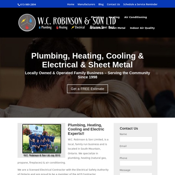 Plumbing, Heating, Cooling & Electrical & Sheet Metal