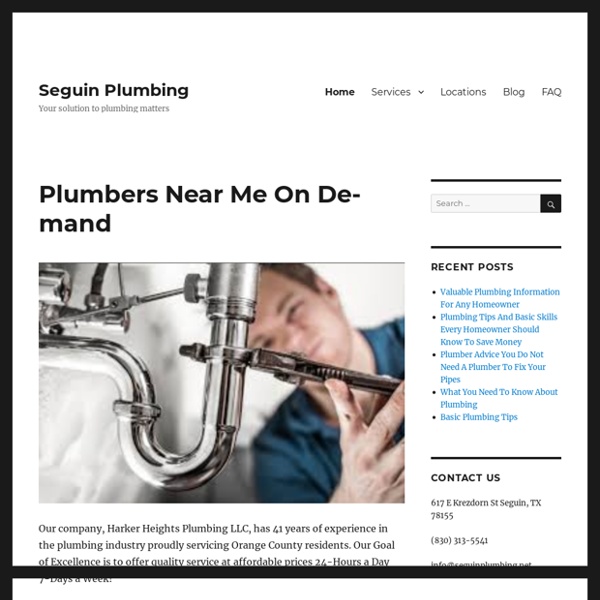 Plumbing services that is affordable