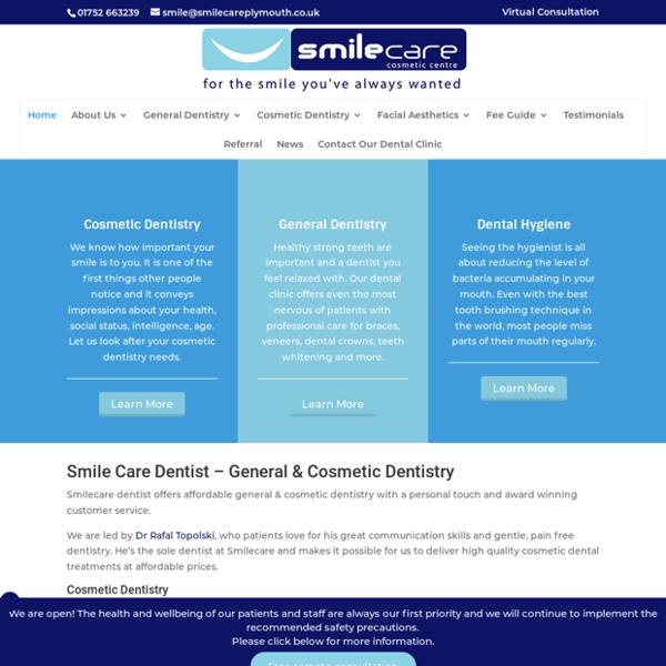 Dentist Plymouth - Smile Care Cosmetic Dentistry