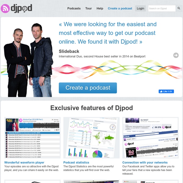 Create a podcast, DJ podcast hosting, host podcasts create podcast audio video mix