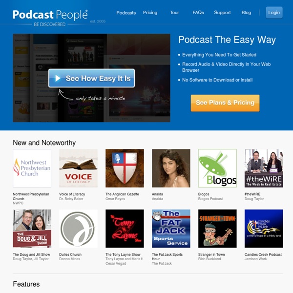PodcastPeople - Really Simple Podcast Creation and Hosting