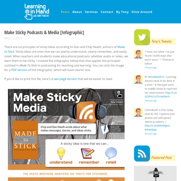 Make Sticky Podcasts & Media [Infographic]
