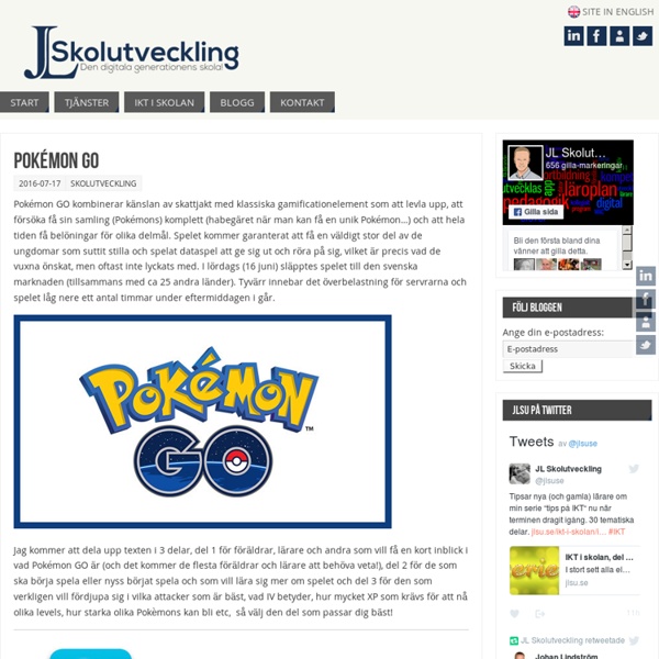 Pokémon GO – JL Skolutveckling