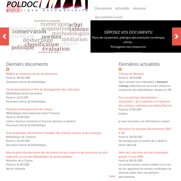 PolDoc : Ressources documentaires