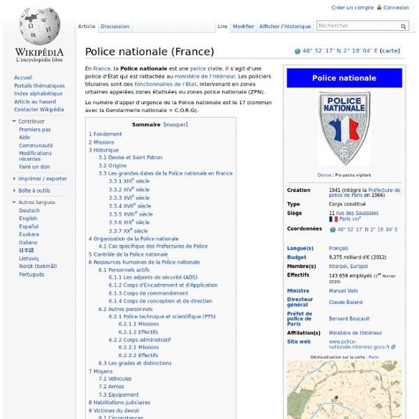 Police nationale (France)