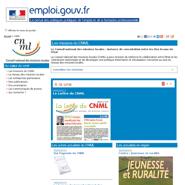 Conseil national des missions locales