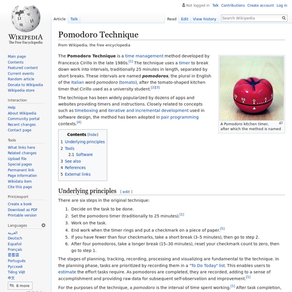 Pomodoro Technique