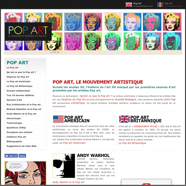 POP ART - Guide du Pop art