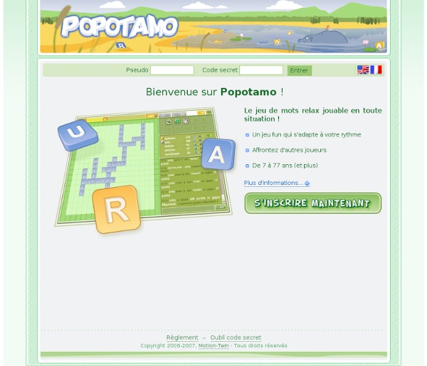 Popotamo - Un jeu de mots