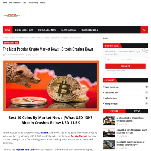 The Most Popular Crypto Market News