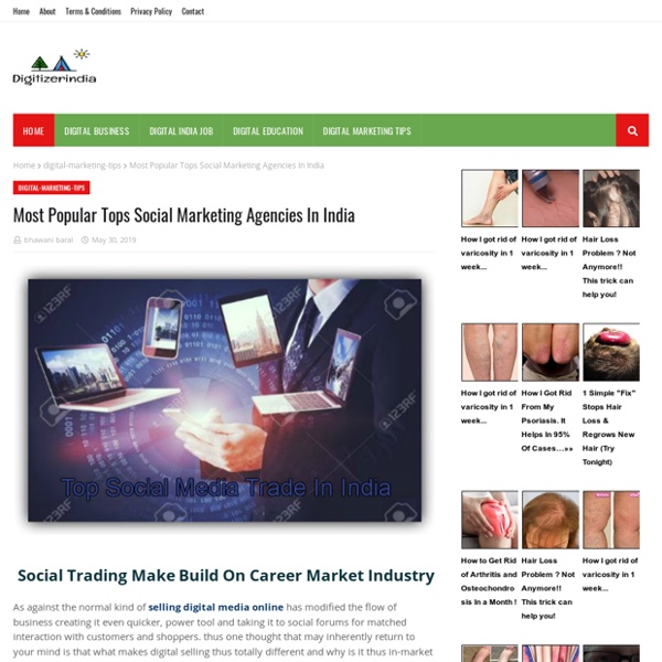 Most Popular Tops Social Marketing Agencies In India