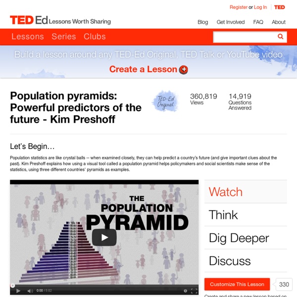 Population pyramids: Powerful predictors of the future - Kim Preshoff