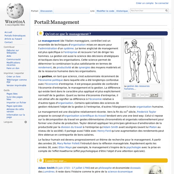 Portail:Management