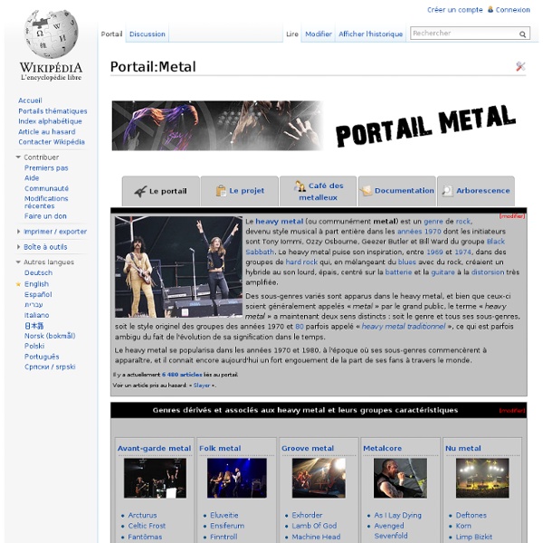 Portail:Metal