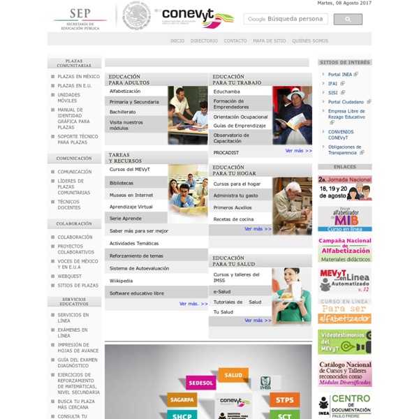 Portal Educativo CONEVyT
