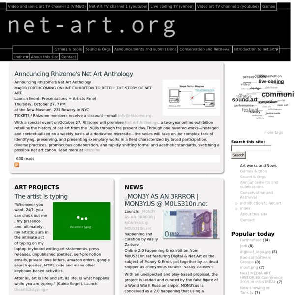 Portal to web related art