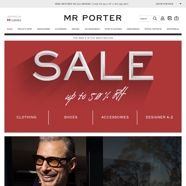 MR PORTER - The online retail destination for men's style