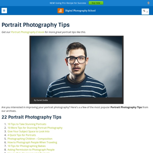 Portrait Photography Tips