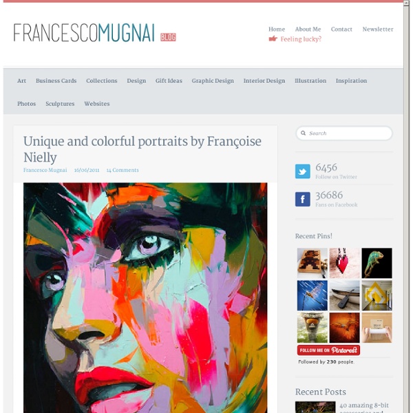 Unique and colorful portraits by Françoise Nielly « Blog of Francesco Mugnai