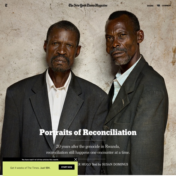 Pieter Hugo, Photos of Reconciliation, Rwandan Genocide