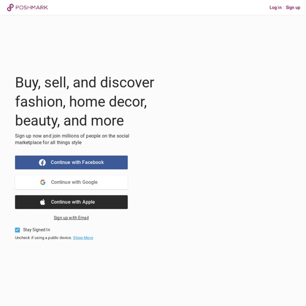 Poshmark: Buy and sell fashion, home decor, beauty & more