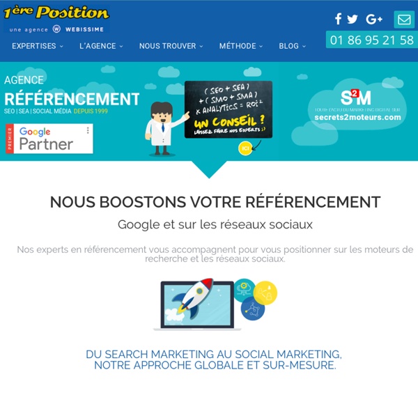 1?re Position : Agence de R?f?rencement & WebMarketing : SEO SEM SMO