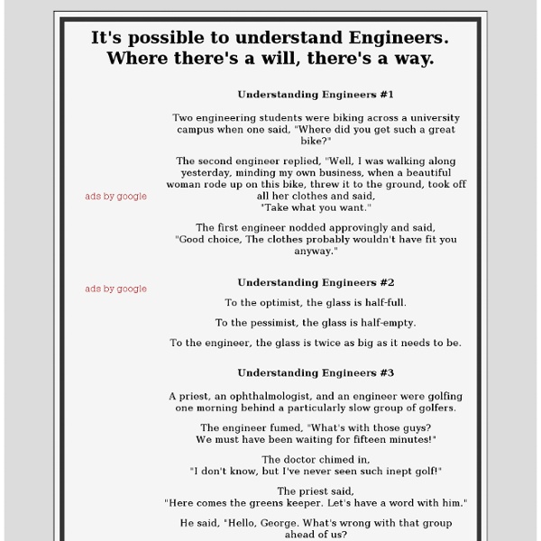 It is possible to understand Engineers - Where there's a will, there's a way.