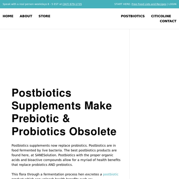 Postbiotics Supplements