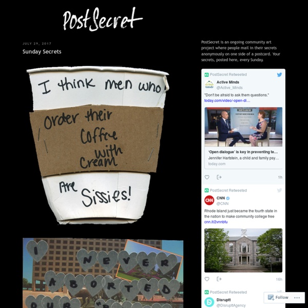 PostSecret Pearltrees