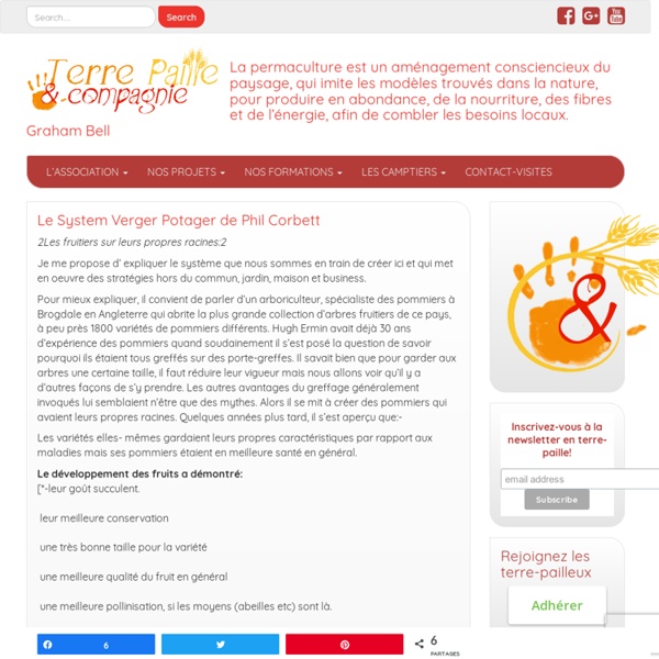 Le System Verger Potager de Phil Corbett - à la Courdémière...