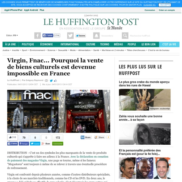 Virgin, Fnac... Pourquoi la vente de biens culturels est devenue impossible en France