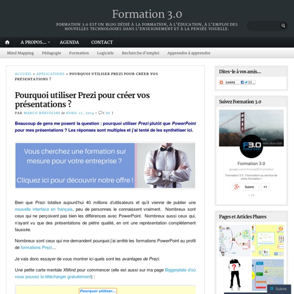 Pourquoi utiliser Prezi pour créer vos présentations ?