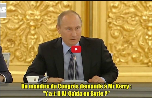 Poutine : "Monsieur Kerry ment et il sait qu'il ment. C'est pitoyable." / 4 Sept.2013
