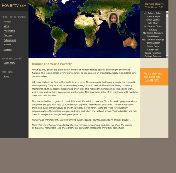 Poverty.com - Hunger and World Poverty