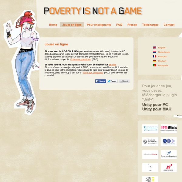 Poverty Is Not A Game