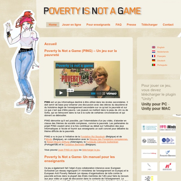 Poverty Is Not A Game