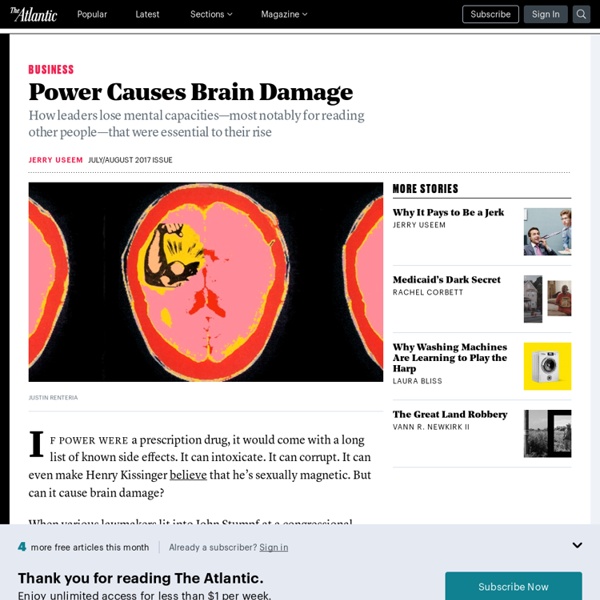 Power Causes Brain Damage