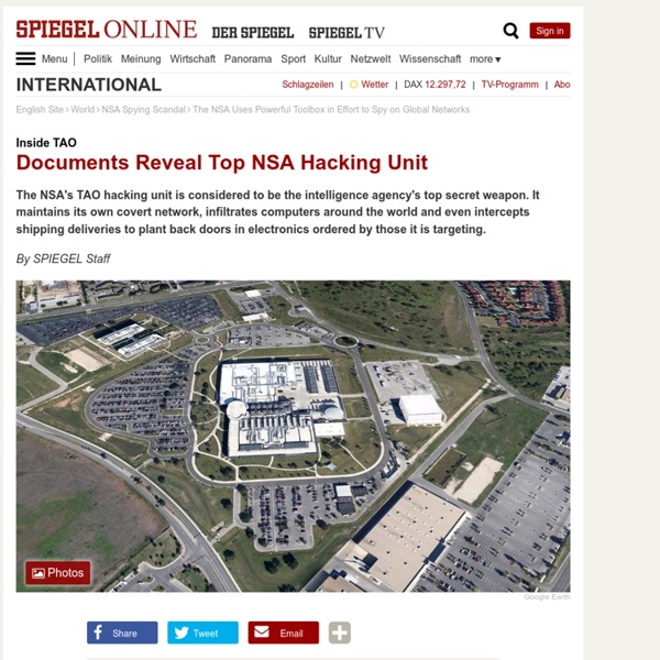 The NSA Uses Powerful Toolbox in Effort to Spy on Global Networks