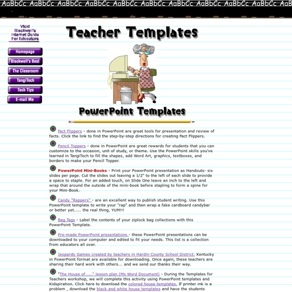 PowerPoint Templates for Teachers - The Classroom
