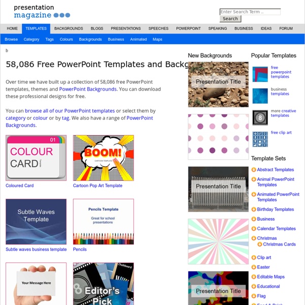 12,264 Free PowerPoint templates - High Quality