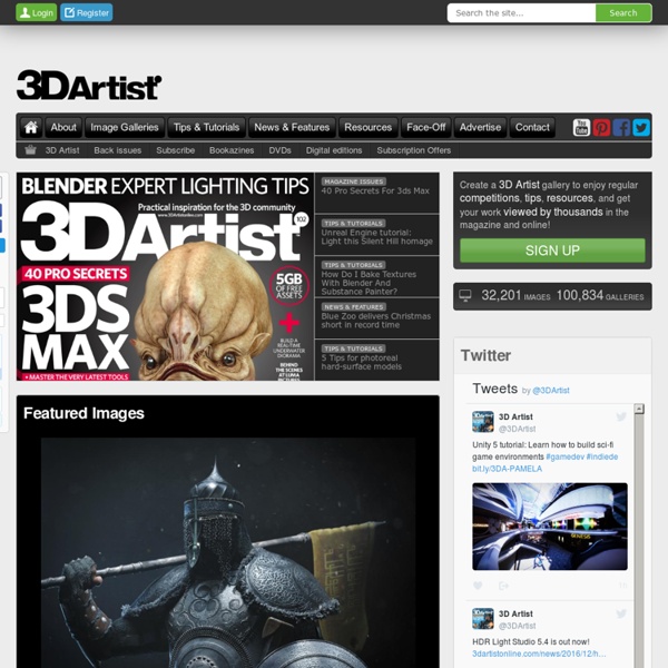 3D Artist - Practical inspiration and advice for the 3D community