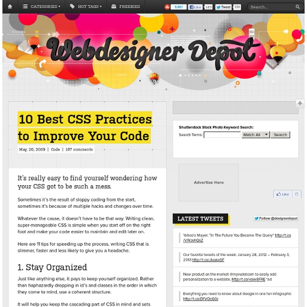 10 Best CSS Practices to Improve Your Code