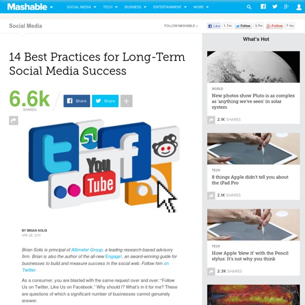 14 Best Practices for Long-Term Social Media Success