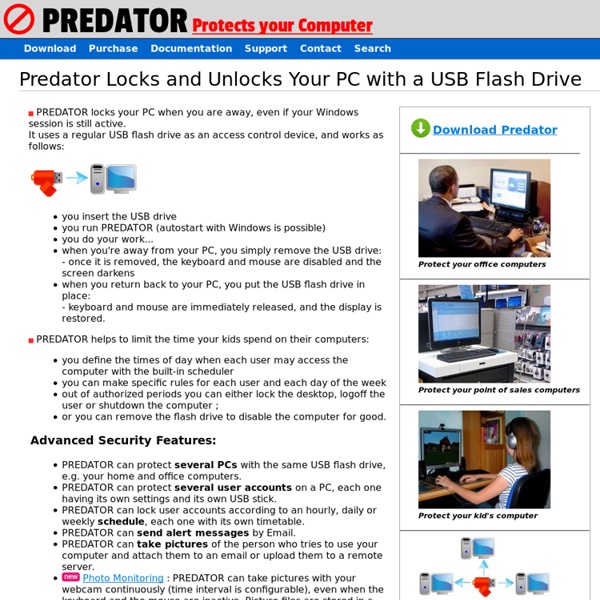 Predator Locks and Unlocks Your PC with a USB Thumb Drive