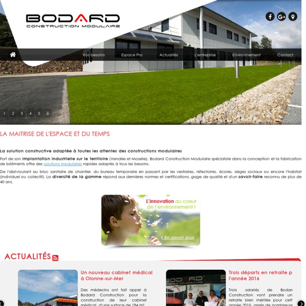 Maison et Bâtiment modulaire préfabriqué - Bodard Construction