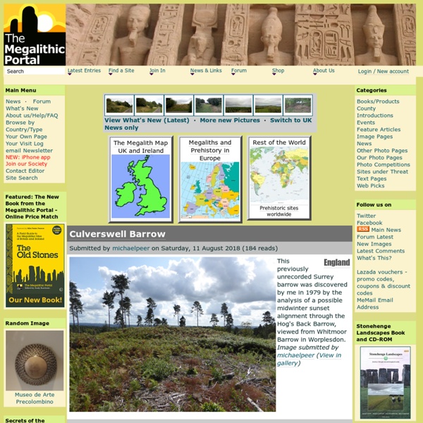 World-wide Ancient Site Database, Photos and Prehistoric Archaeology News with geolocation